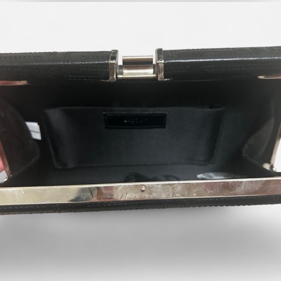 Black Geometric Clutch - Picture 2 of 2
